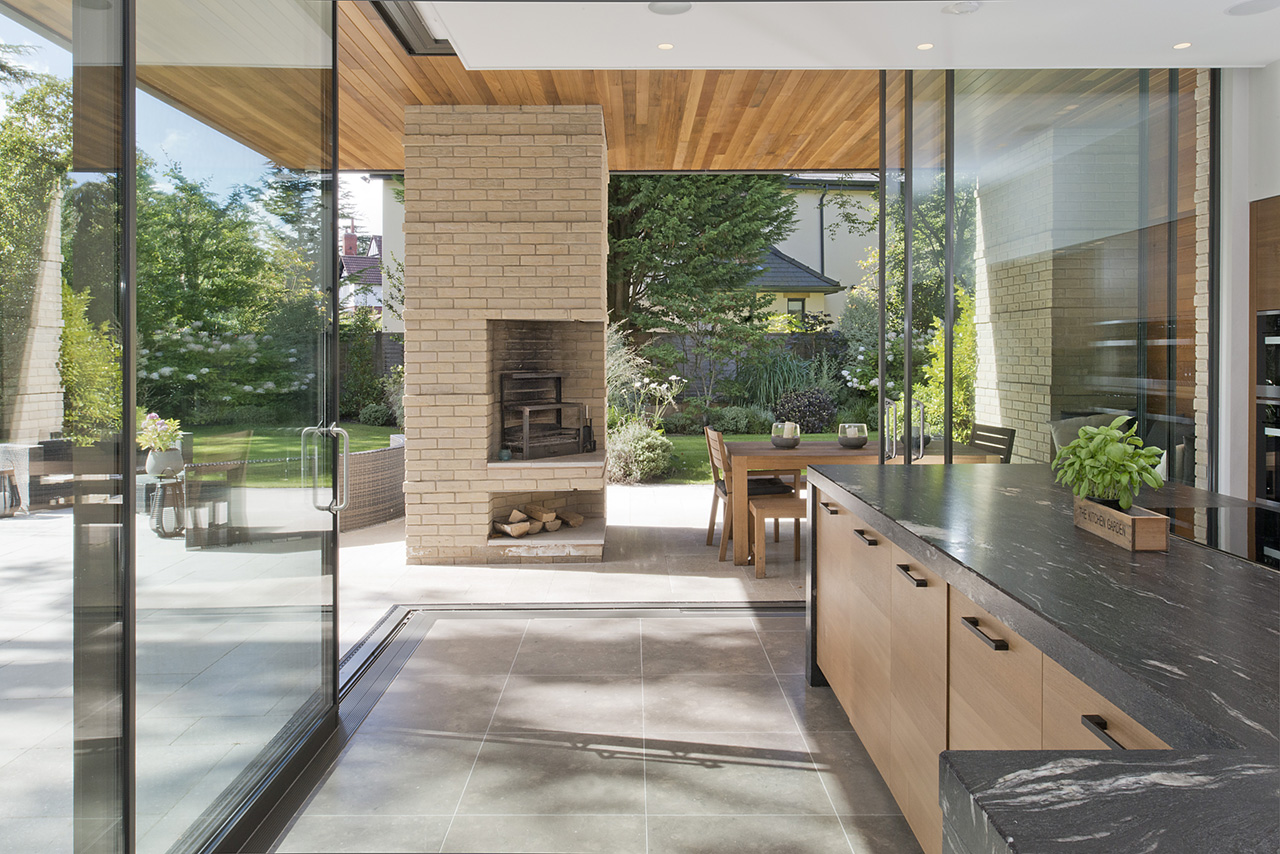 Kitchen and Outdoor Area of Private House in Cheshire                 